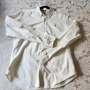 Ralph Lauren Classic Fit Women's Buttercreme Button Down Shirt